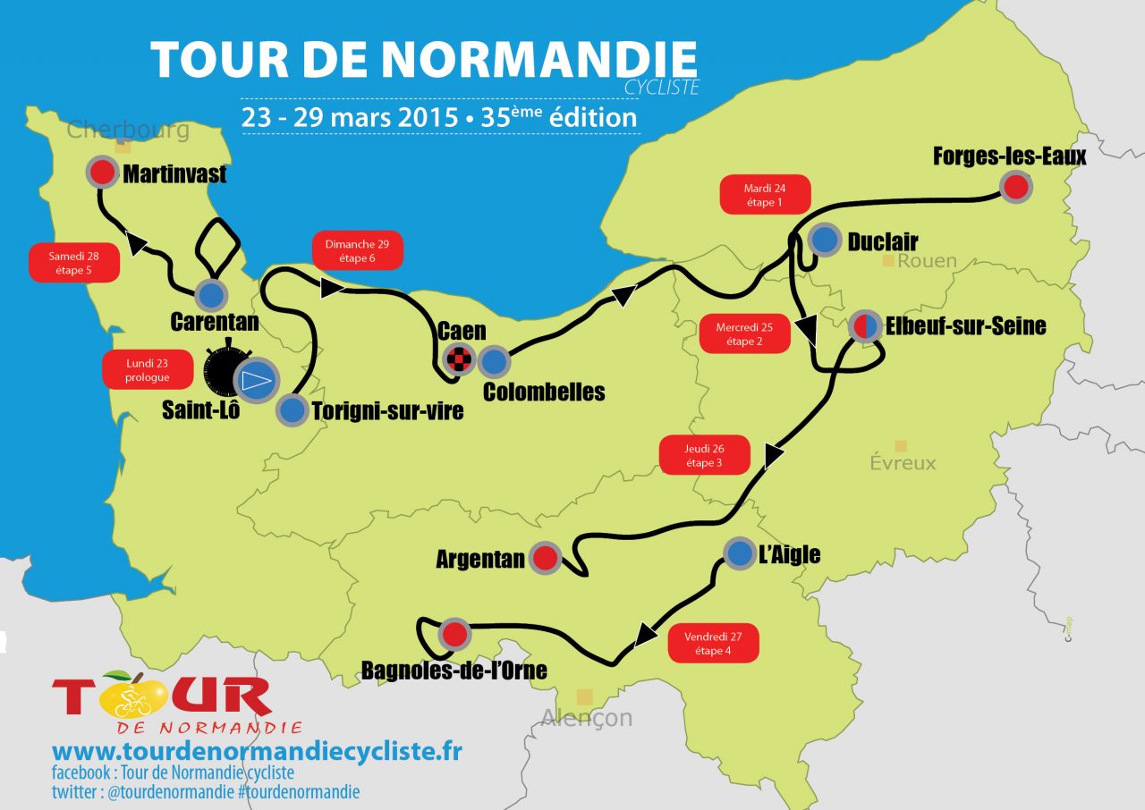 Tour de Normandie 2015 : Un parcours offensif