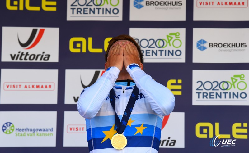 Championnats d'Europe CLM: Evenepoel videmment