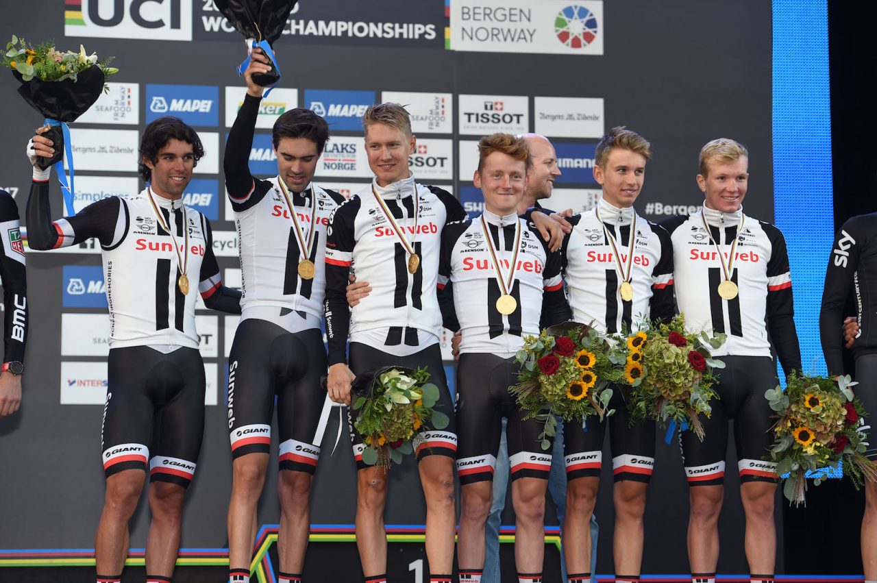 Mondial CLM par quipe: Sunweb chez les hommes