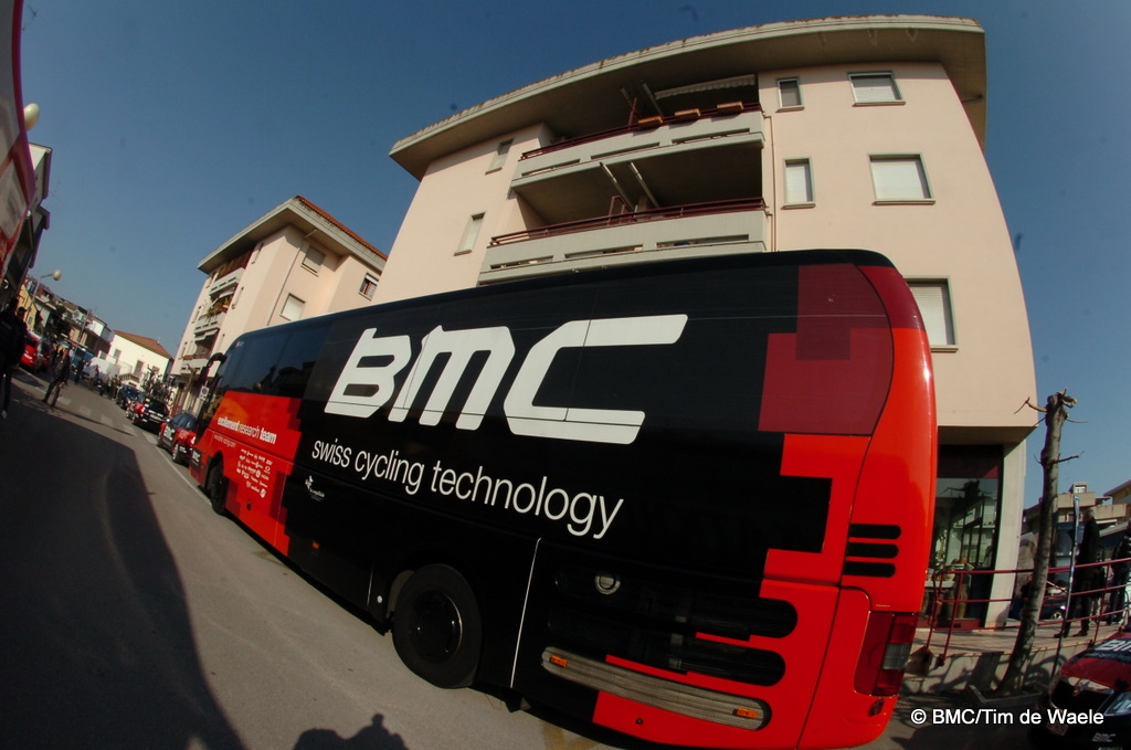 Le BMC Racing Team en Belgique