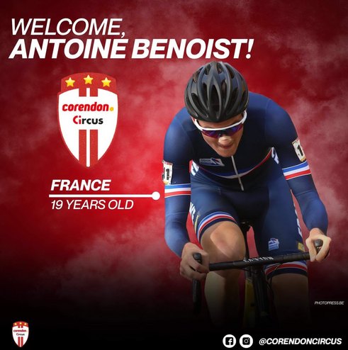 Antoine Benoist pro en Belgique
