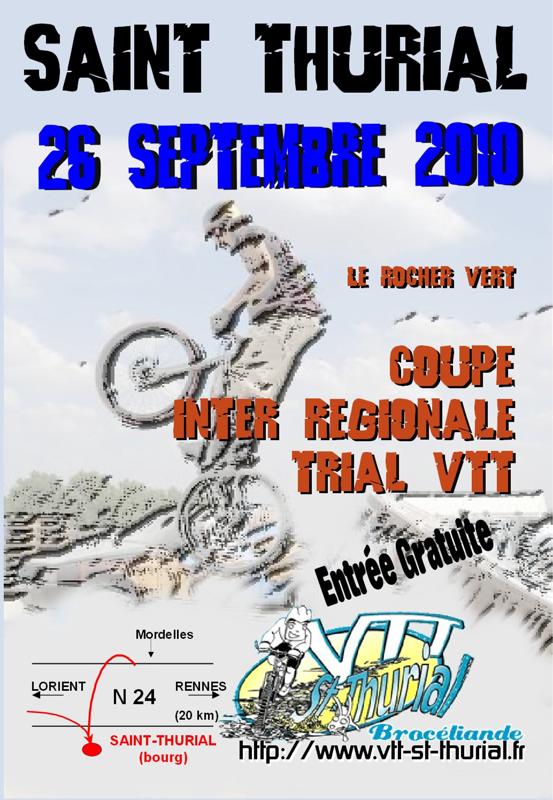 Coupe Inter-Rgionale Ouest de VTT et championnat de Bretagne  Saint-Thurial dimanche 