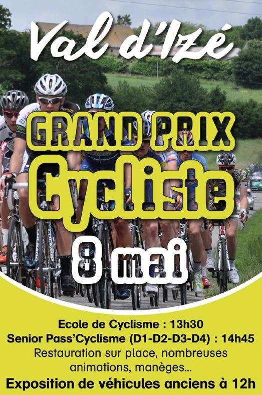 Grand Prix cycliste de Val d'Iz, ce 8 mai 2016