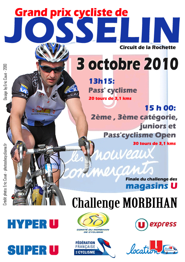 Finale du Challenge U du Morbihan  Josselin : les engags 