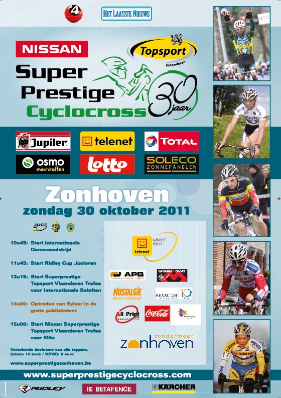 Nissan Superprestige Topsport Vlaanderen  Zonhoven : les engags