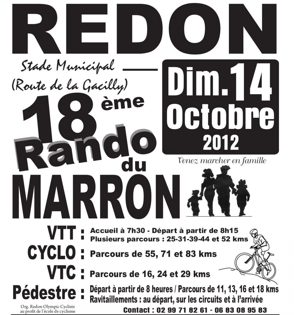 18e Rando du Marron  Redon le 14 octobre