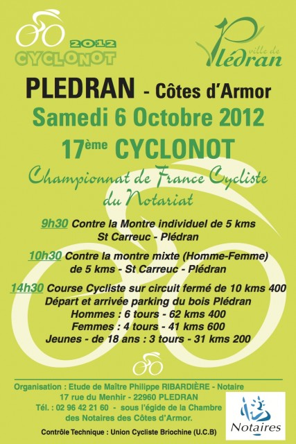 Cyclonot  Pldran (22) : Classements 