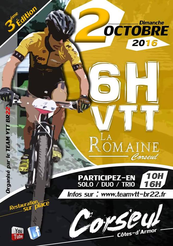 6H VTT de Corseul, ce dimanche 2 octobre