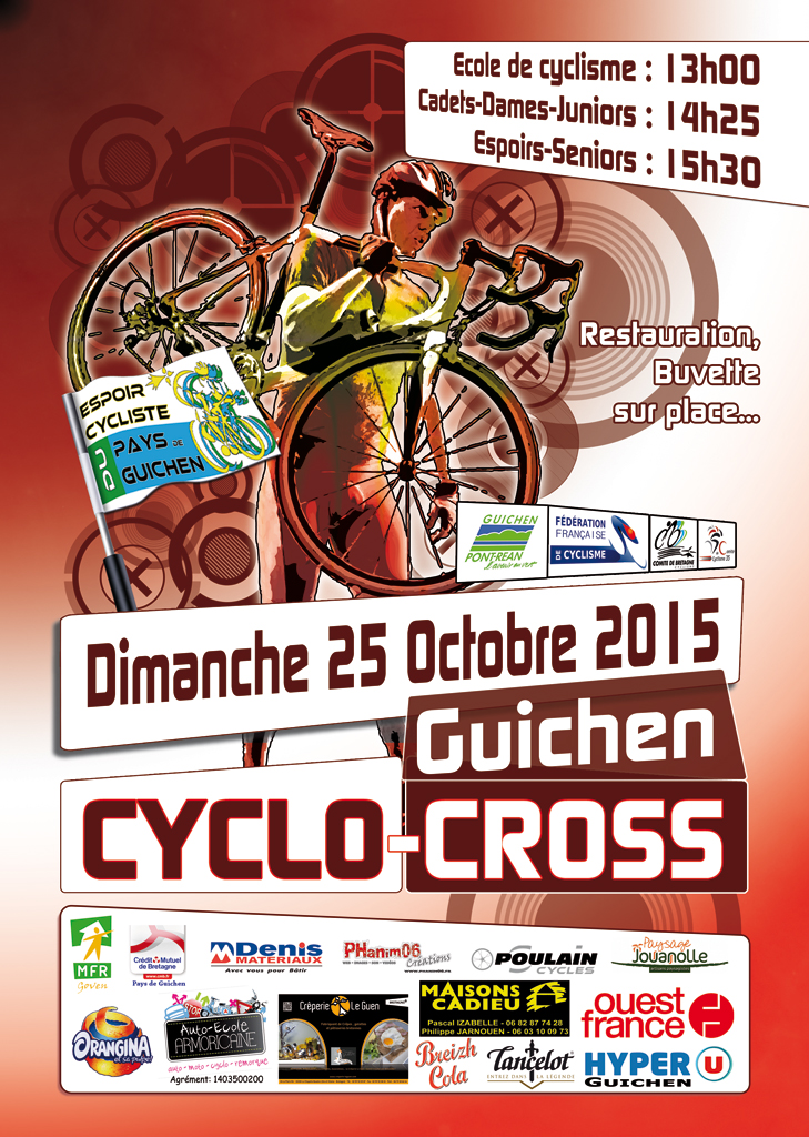 Cyclo-cross de Guichen ce dimanche