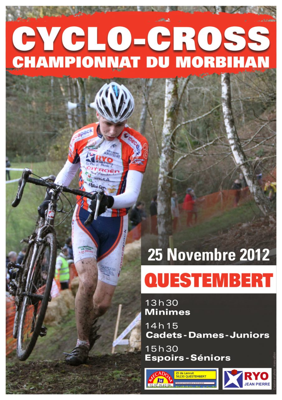 Prenez-Date : Championnat du Morbihan de cyclo-cross  Questembert le 25 novembre
