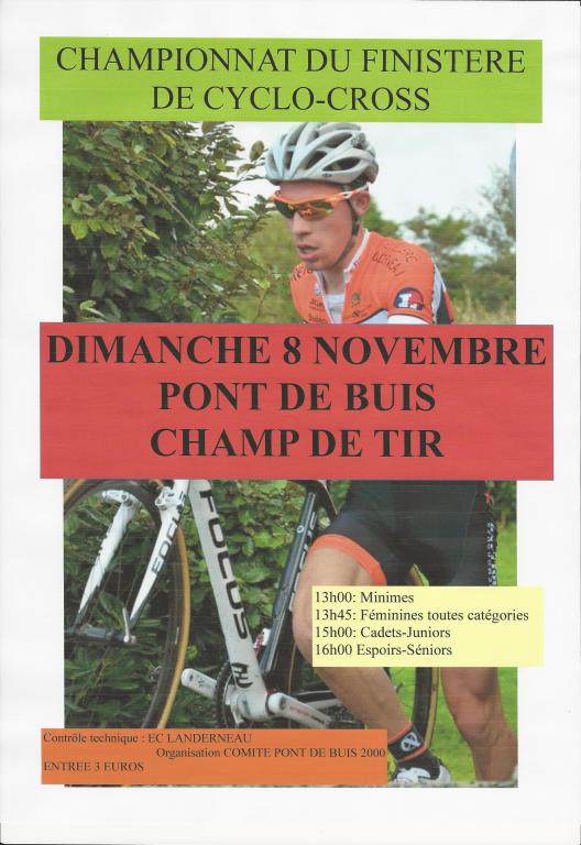 Finistre de cyclo-cross: la reconnaissance vido du circuit