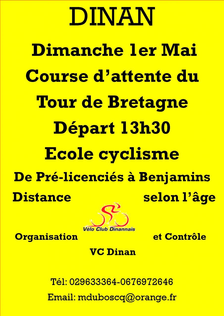 Dinan (22): coles de cyclisme, engagez-vous 