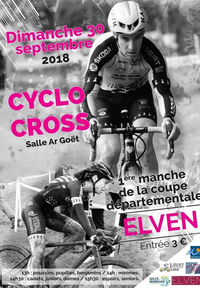 1er Cyclo-cross d'Elven (56) , le 30 septembre 2018