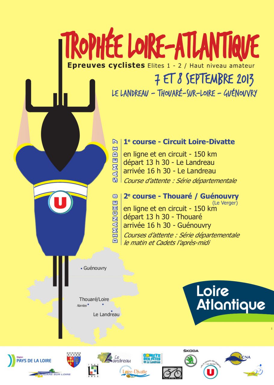Trophe Cycliste Elites Loire-Atlantique les 7 et 8 septembre 