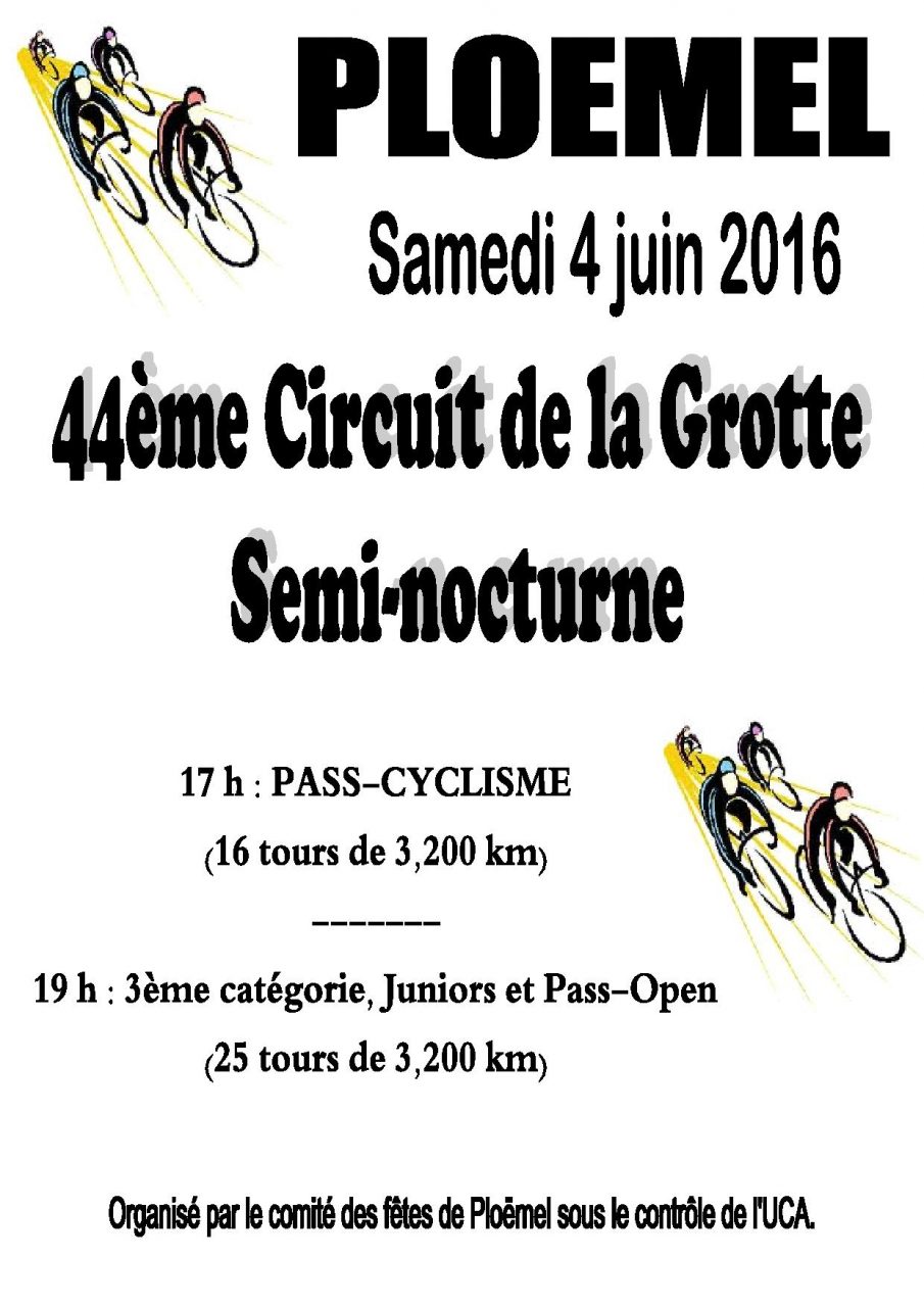 Ploemel (56) : en route pour les Circuits de la Grotte