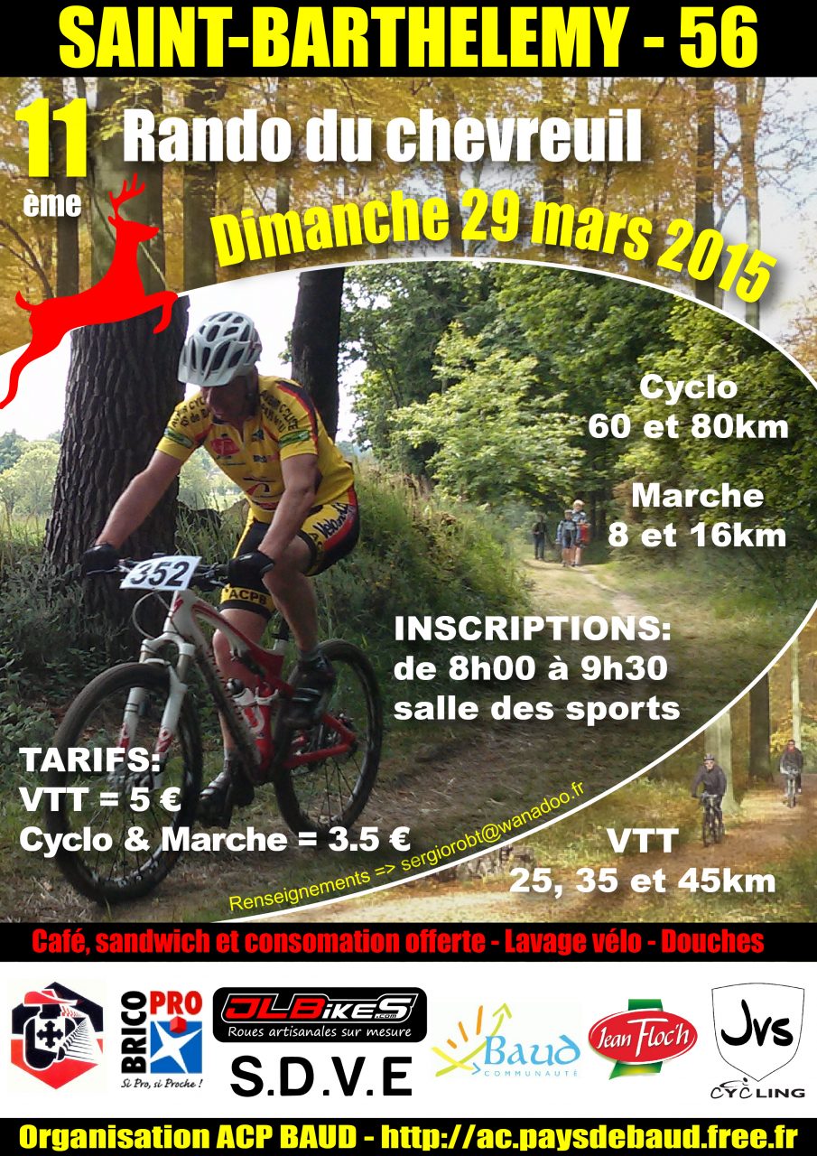 La Rando VTT du Chevreuil  ce dimanche