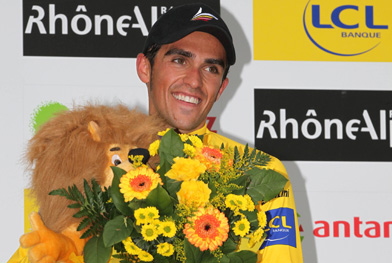 Dauphin :  dbuts en fanfare pour Contador 