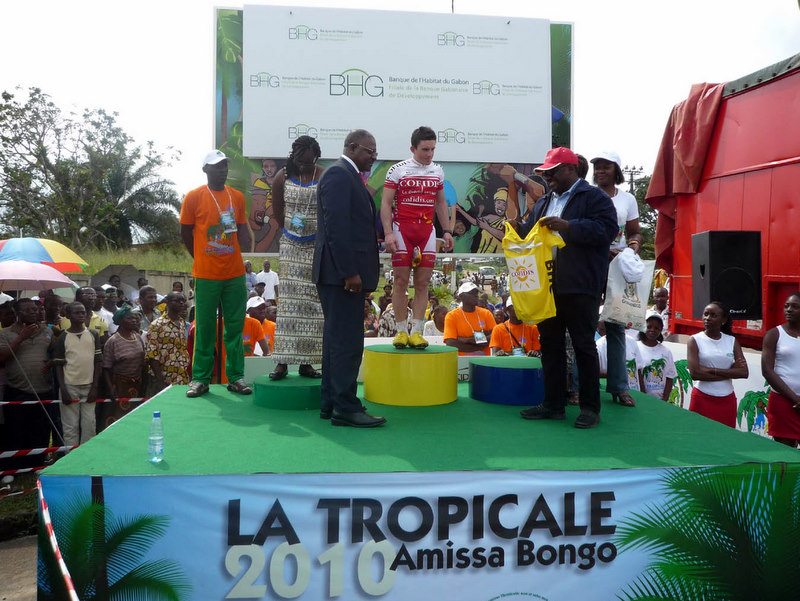 Samuel Dumoulin 1er leader de la Tropicale Amissa Bongo