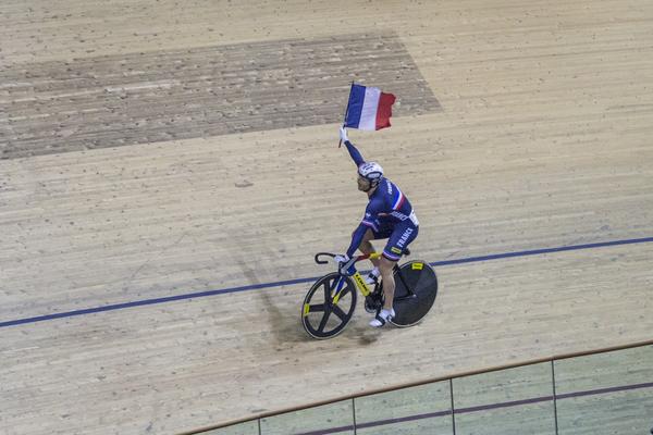 Keirin Hommes: Pervis  en dmonstration 