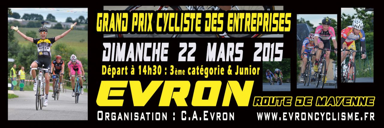 Evron (53):1er  Grand Prix  Cyclistes des  entreprises   