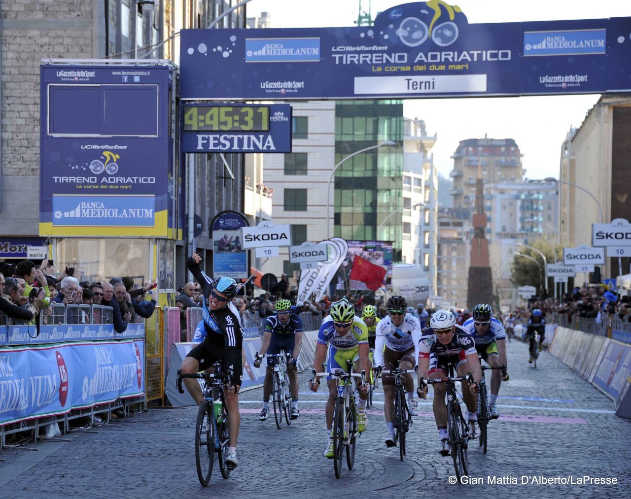 Tirreno-Adriatico - 3me tape : Boasson Hagen mate Greipel 