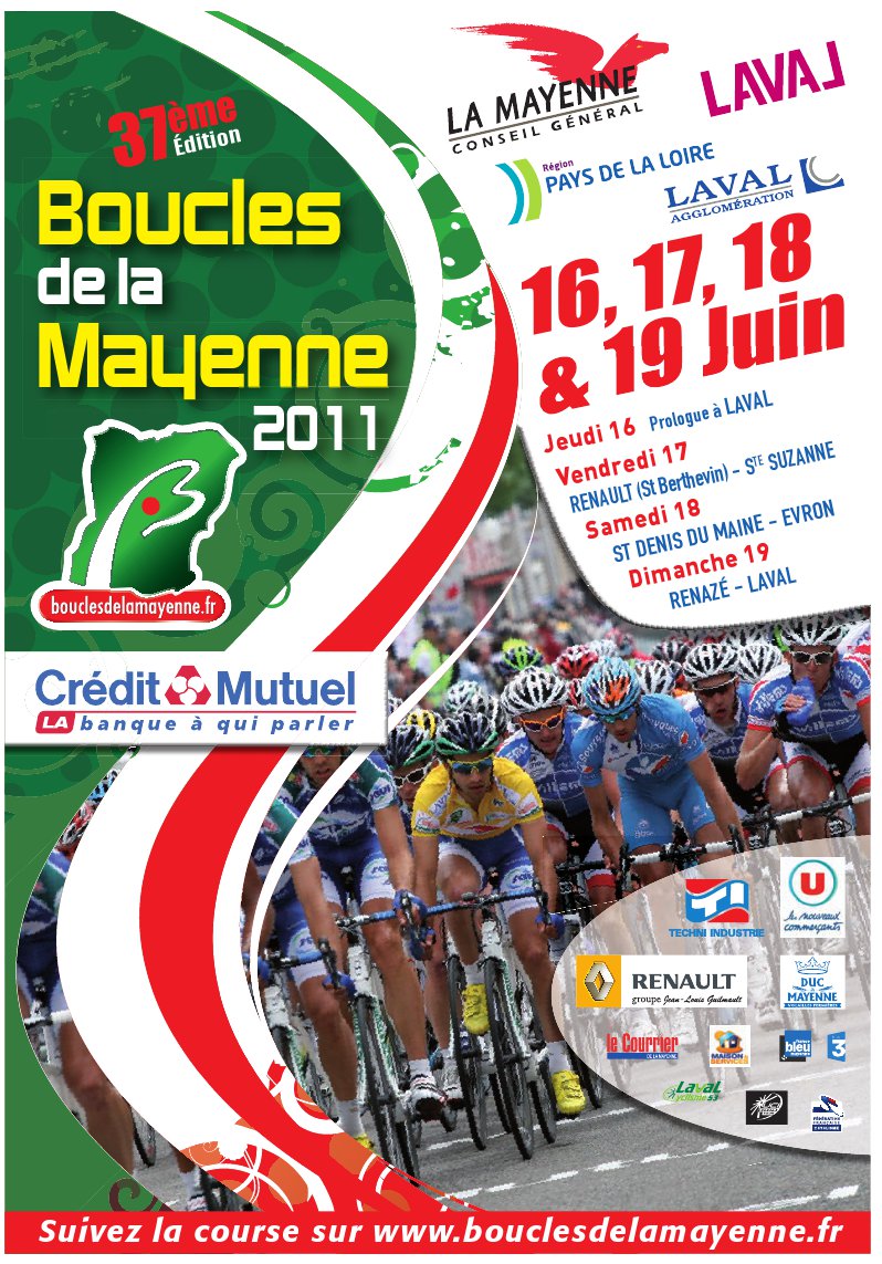 Boucles de la Mayenne : coup d'envoi ce jeudi  Laval 