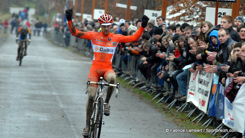 Boulo champion de Bretagne de cyclo-cross.