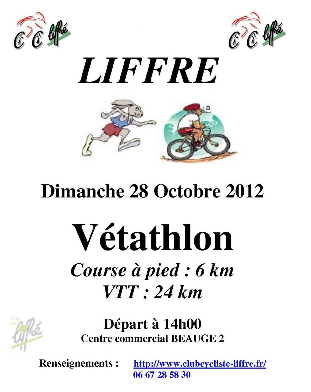 Vtathlon de Liffr (35) le 28 octobre 