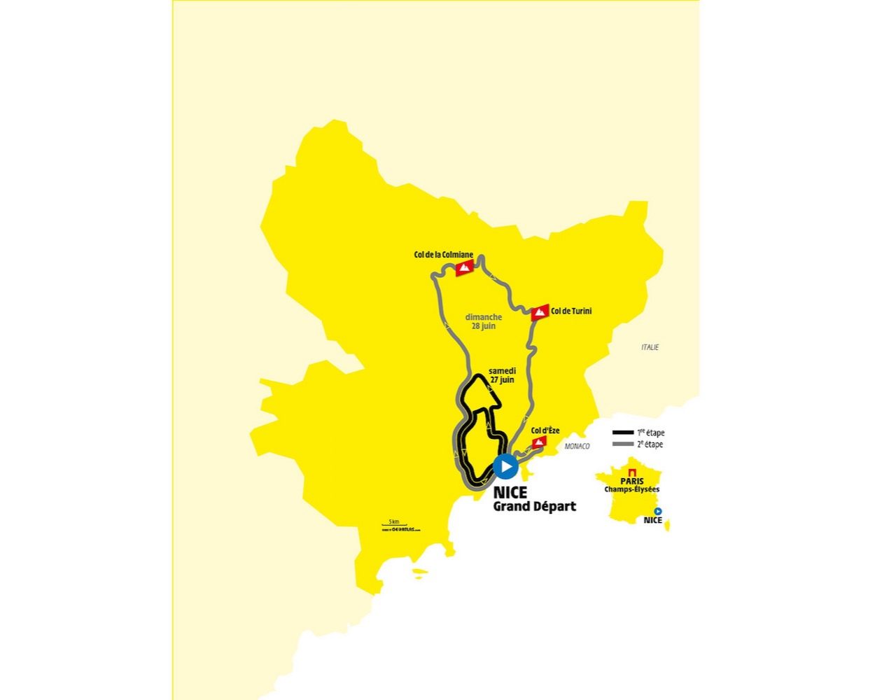 Tour de France 2020 : du relief en ouverture