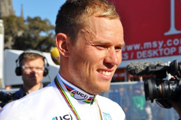 Hushovd avec Le Mvel en 2011