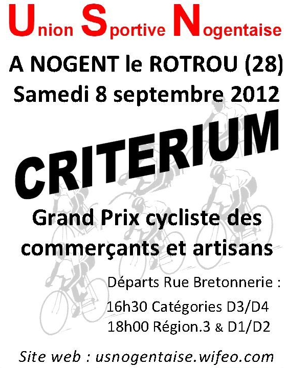 Critrium de Nogent-le-Rotrou