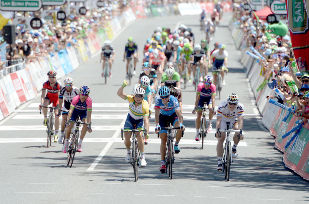 Santos Tour Down Under #1 : Gerrans au sprint