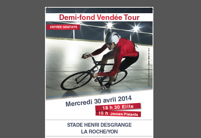 Demi-fond Vende Tour : c'est mercredi