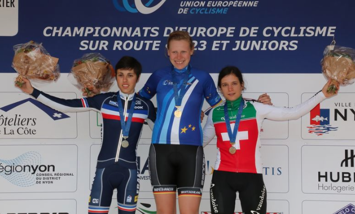 Eraud 2me du championnat d'Europe du CLM espoirs dames