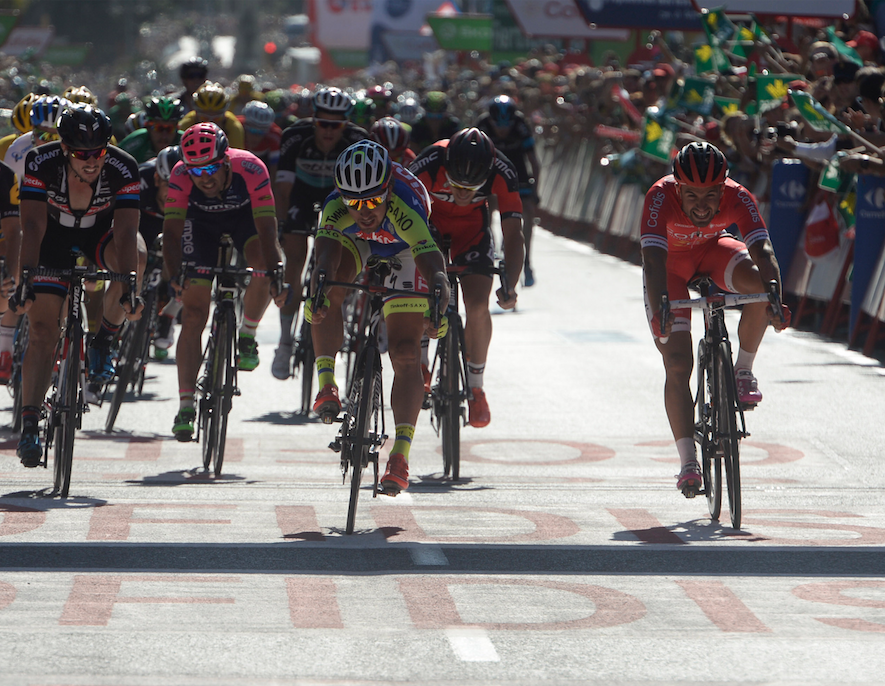 Vuelta #3: Sagan devant Bouhanni