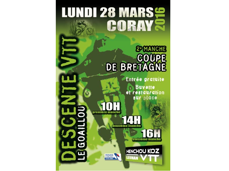 Coupe de Bretagne DH2  Coray (29): Laly, Badouard, Guillemaud et Charles