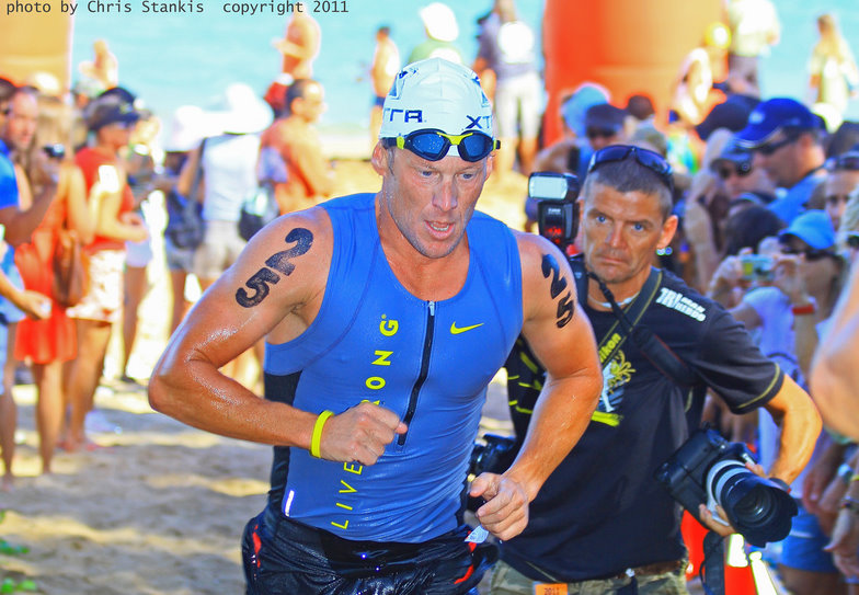 Lance Armstrong et le triathlon : la polmique !