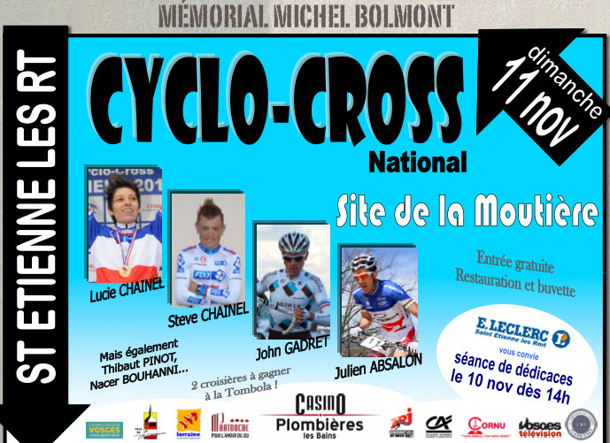Cyclo-Cross National de Saint-Etienne-ls-Remiremont (88) : Gadret devant Chainel 