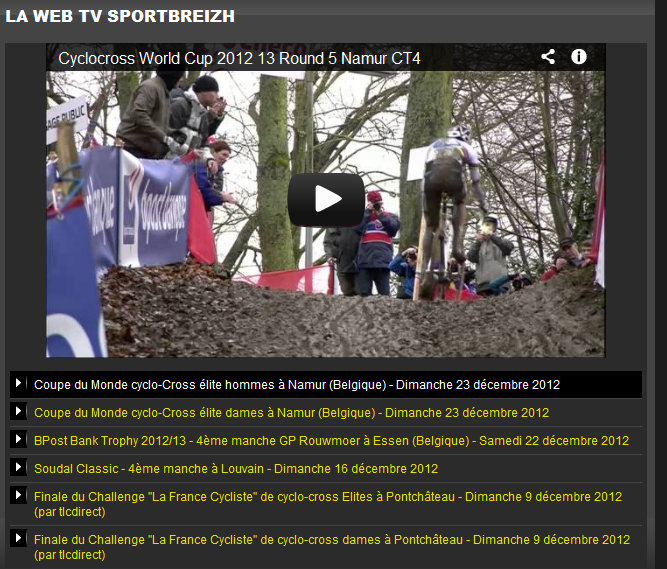 Dcouvrez notre Web TV Sportbreizh