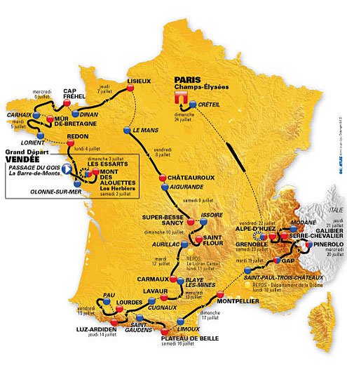 Le Trac du Tour de France 2011