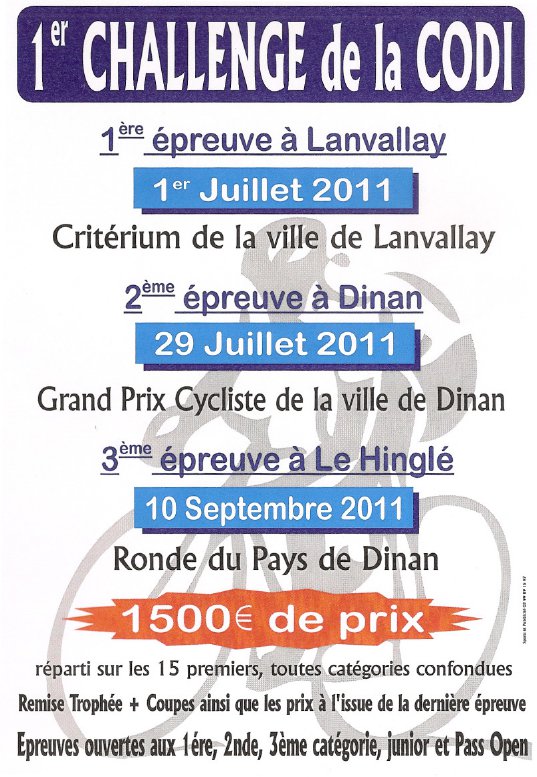 1er challenge de la Codi dans le pays de Dinan