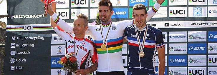 Un Breton en bronze sur les championnats du Monde de Paracyclisme