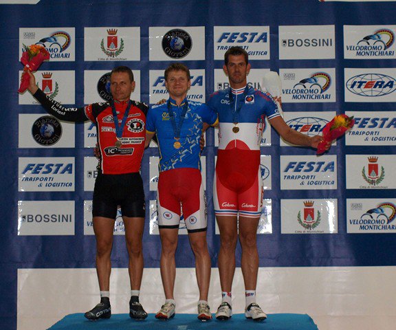 Championnat d'Europe masters piste  Montichiari (Italie) : Martin en or / Chandavoine en argent 