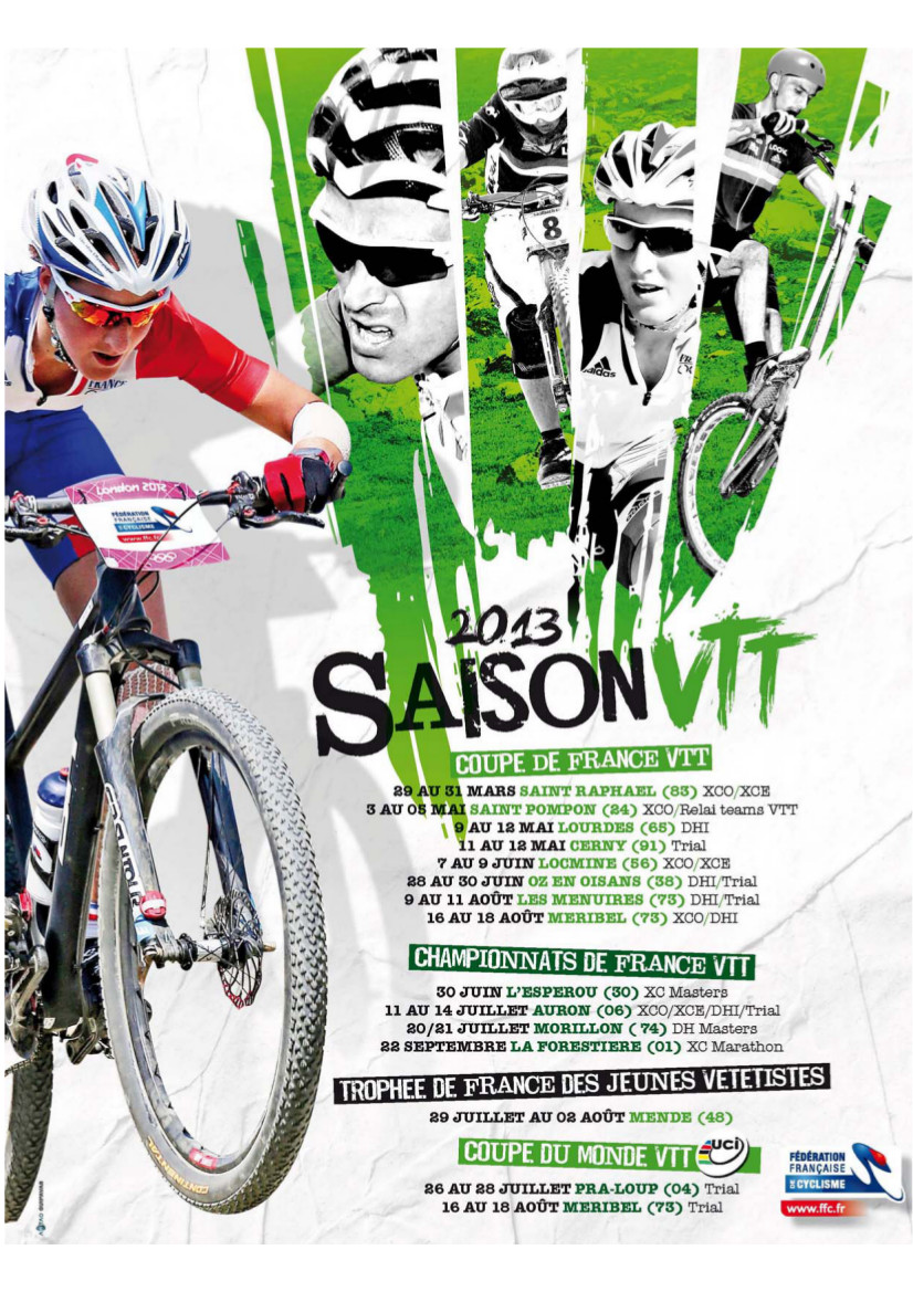 Coupe de France VTT  Saint-Pompon / Relais des Teams : Classements 