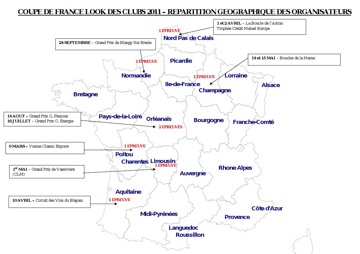 Coupe de France Look des Clubs 2011 : les dates 