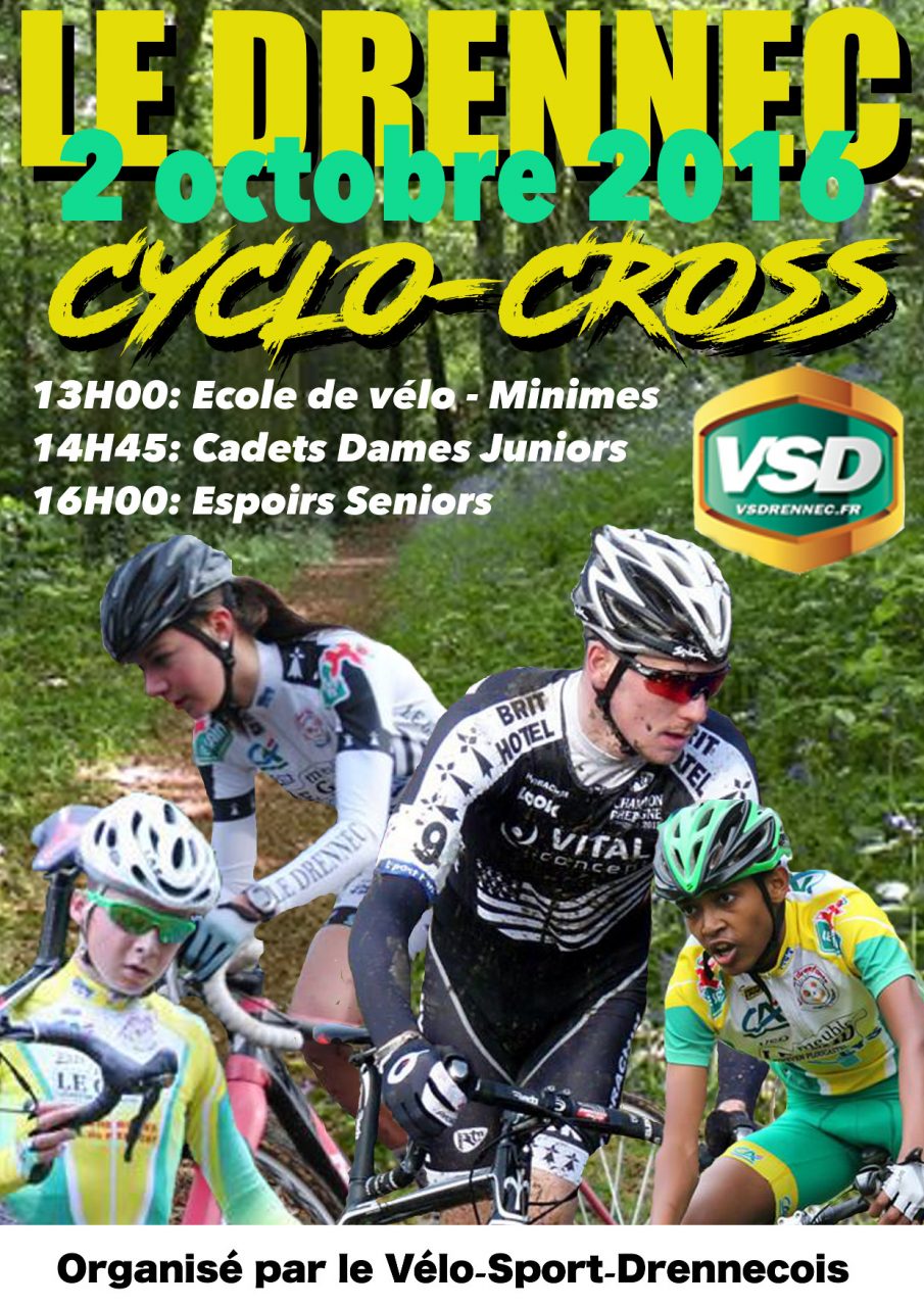 Cyclo-cross du Drennec (29) : les engags