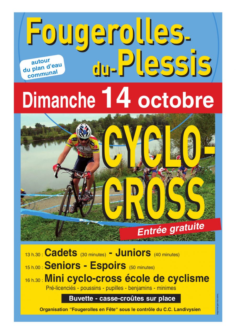 Cyclo-cross de Fougerolles-du-Plessis (Mayenne) le 14 octobre