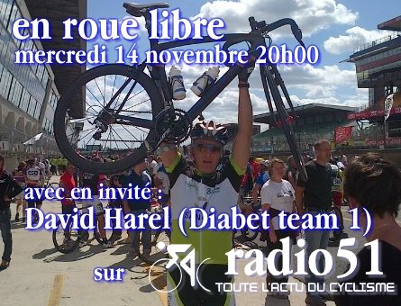 Le Diabet'team 1 invit de l'mission "en roue libre" 