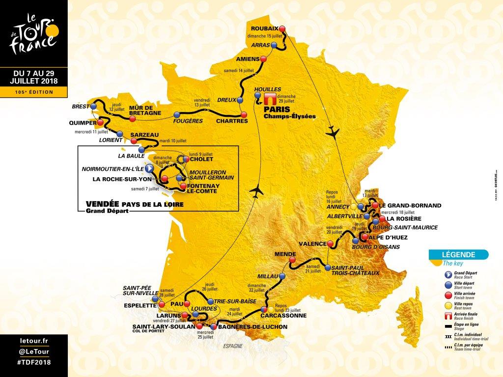 Tour de France 2018: la Bretagne pour lancer la course