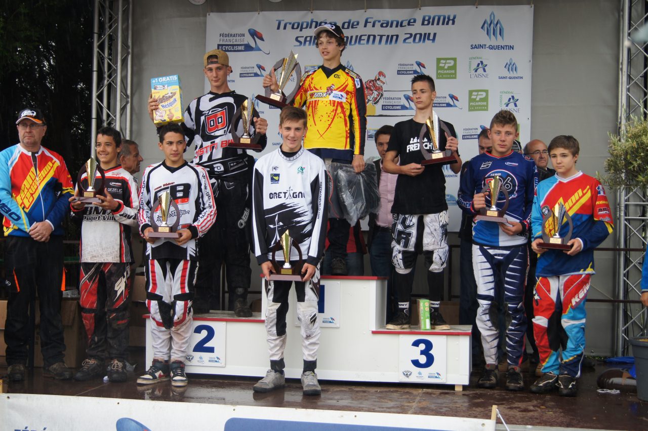 Les jeunes du Trgueux Bmx sur les championnats de France